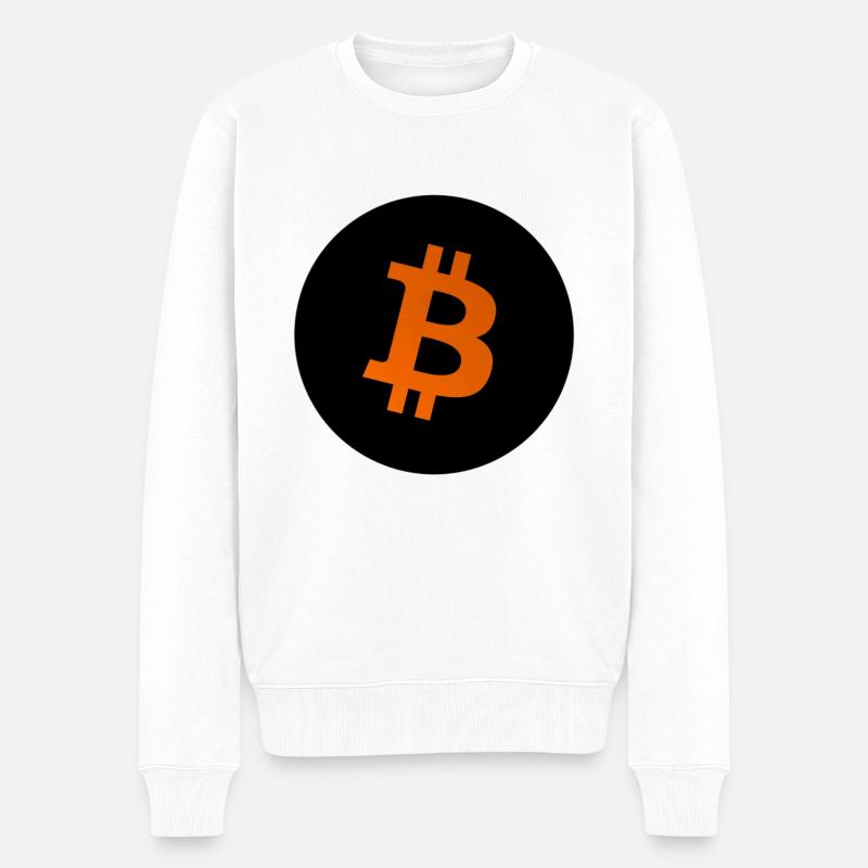 BTC-Logo - Männer Premium Bio Pullover - Weiß