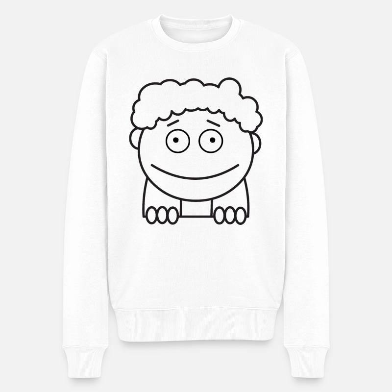 Chevreau - Pull Premium bio Homme - blanc