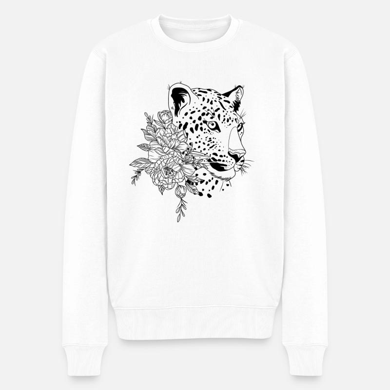 Guépard - Pull Premium bio Homme - blanc