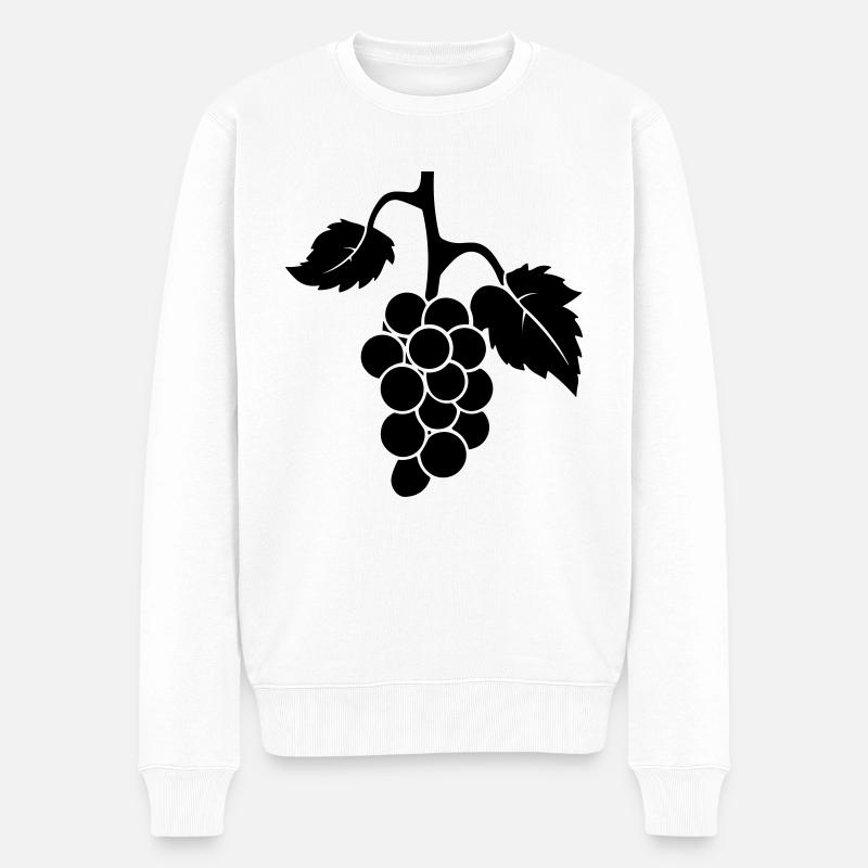 Raisin - Pull Premium bio Homme - blanc