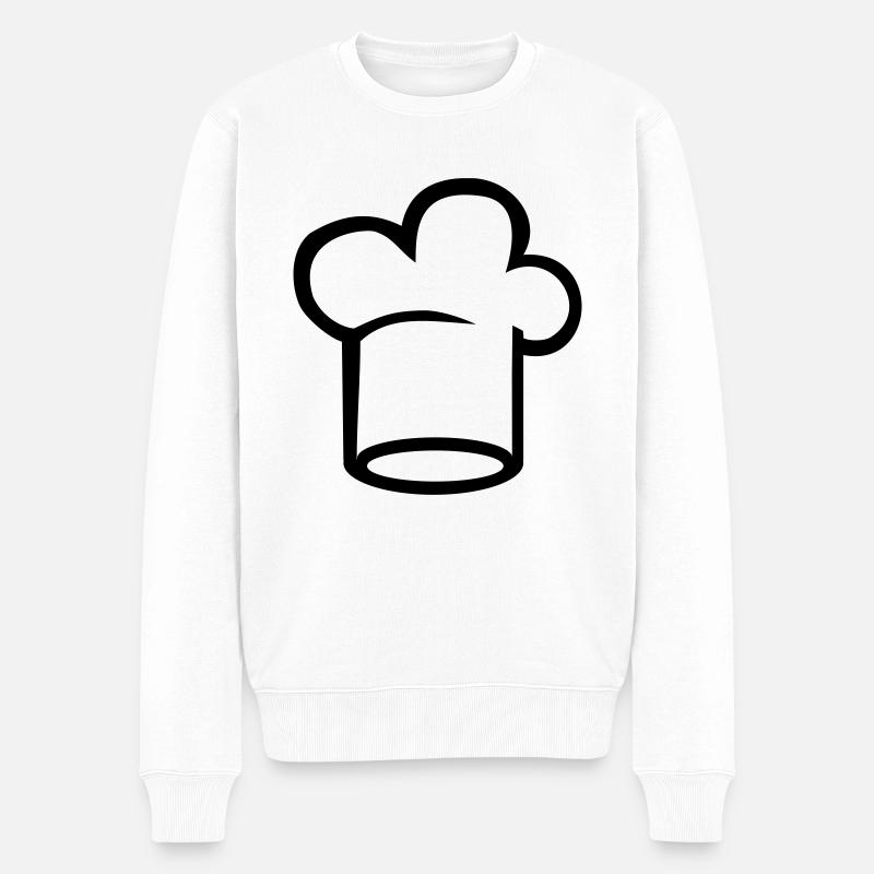 Cuisinier - Pull Premium bio Homme - blanc