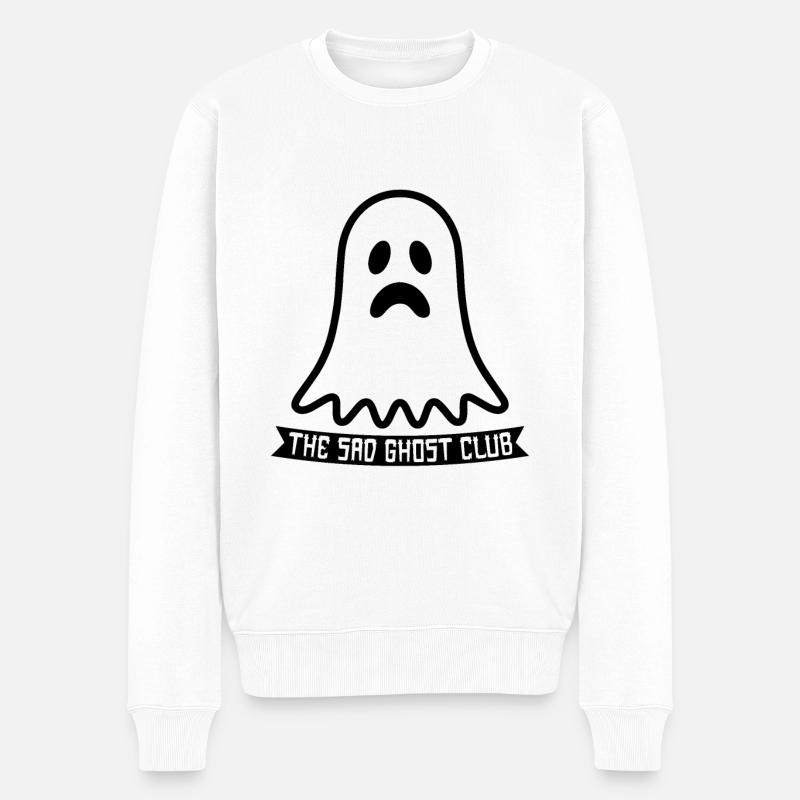 Geist - Männer Premium Bio Pullover - Weiß