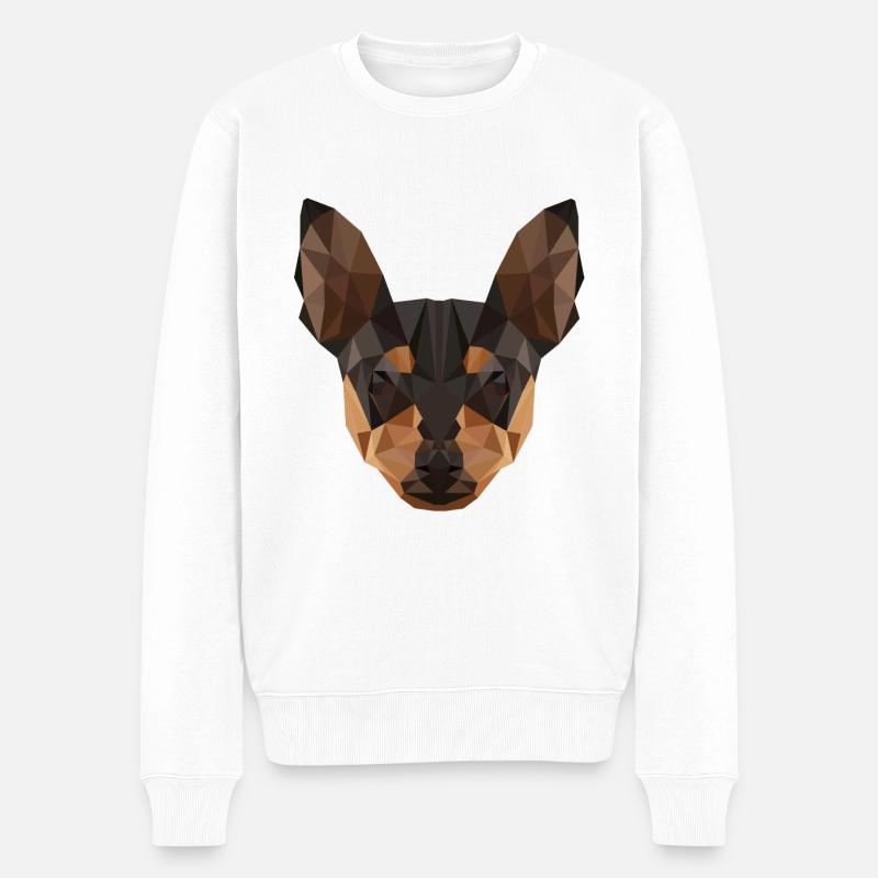Chien - Pull Premium bio Homme - blanc