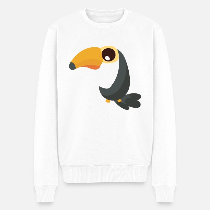 Toucan - Pull Premium bio Homme - blanc