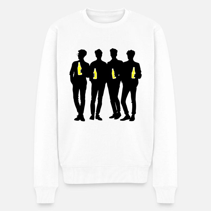 Junggesellenabschied Party Jga - Männer Premium Bio Pullover - Weiß