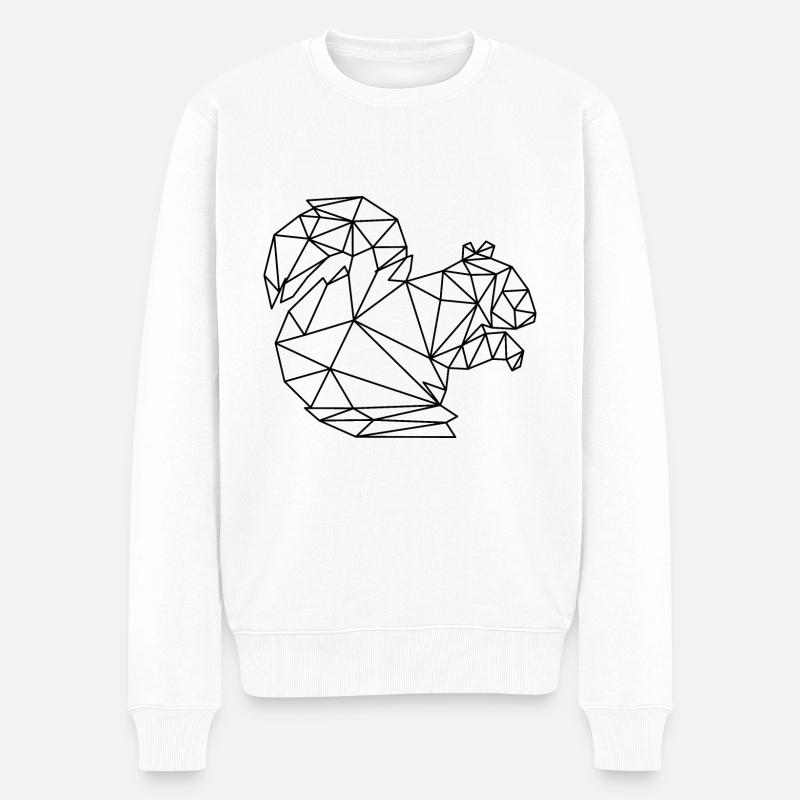 Écureuils - Pull Premium bio Homme - blanc