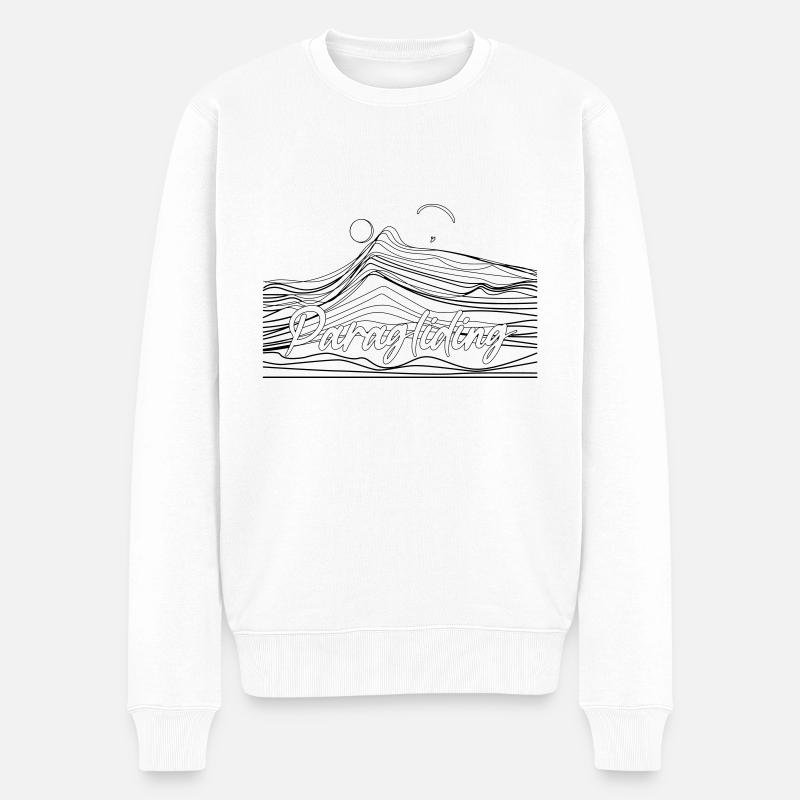 Paragling Lineart Gleitschirn - Pull Premium bio Homme - blanc