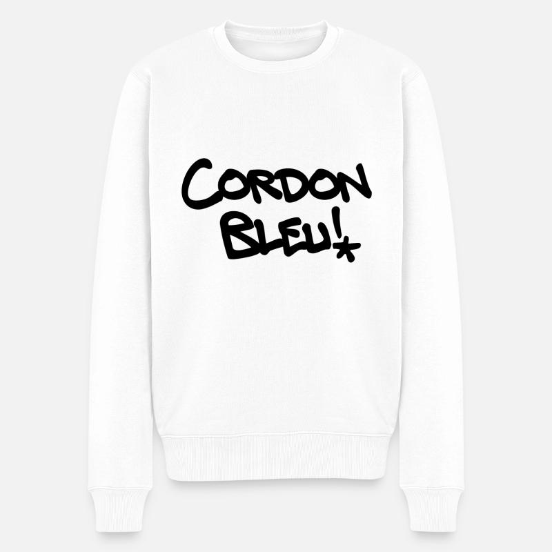 Cordon Bleu! - Männer Premium Bio Pullover - Weiß