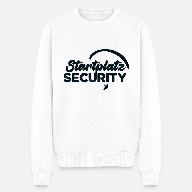 Startplatz Security - Männer Premium Bio Pullover - Weiß