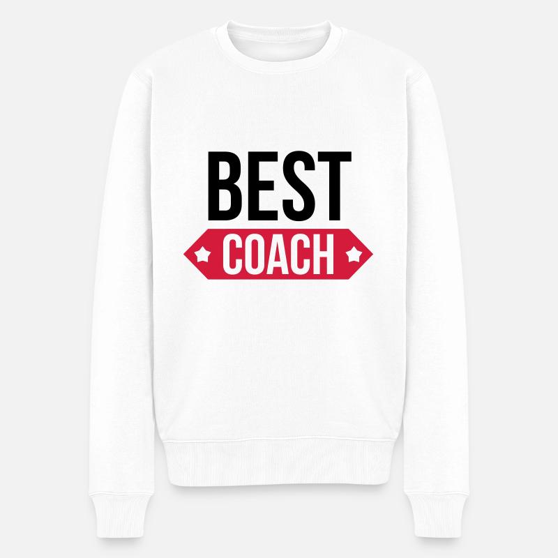 Best Coach - Pull Premium bio Homme - blanc