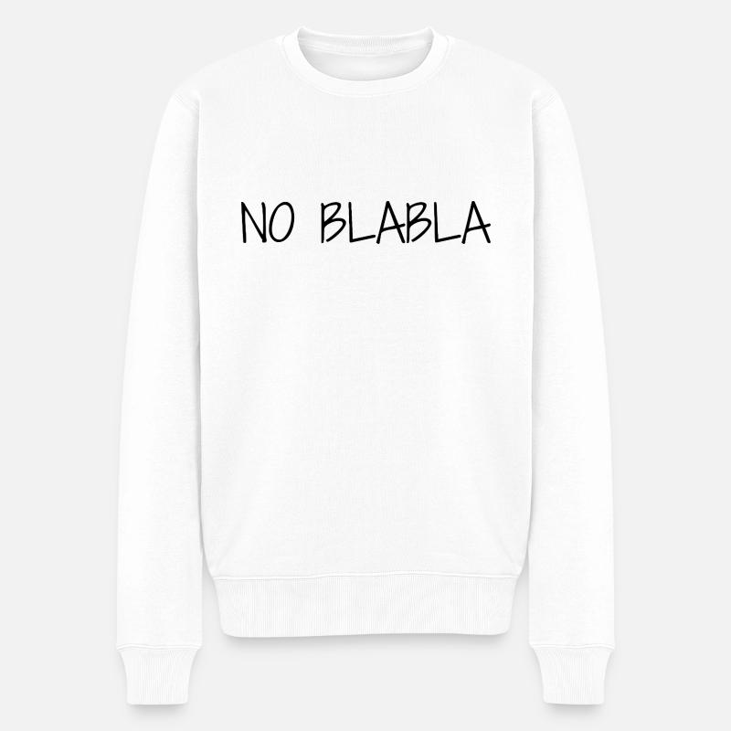 No blabla - funny - Pull Premium bio Homme - blanc