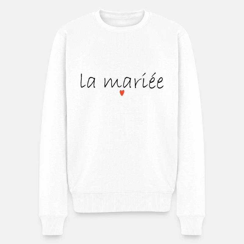 La Mariée - Pull Premium bio Homme - blanc
