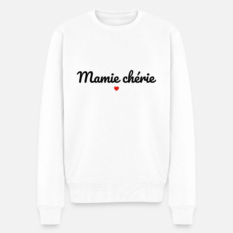 Maman chérie - Pull Premium bio Homme - blanc