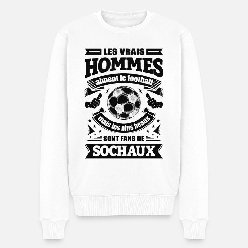 CADEAU FANS DE SOCHAUX - Pull Premium bio Homme - blanc