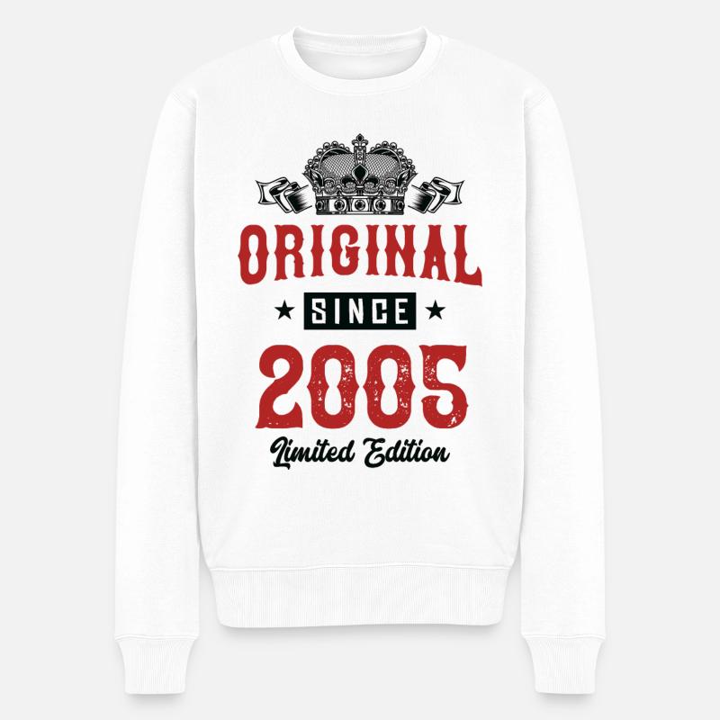Édition limitée 2005 - Pull Premium bio Homme - blanc