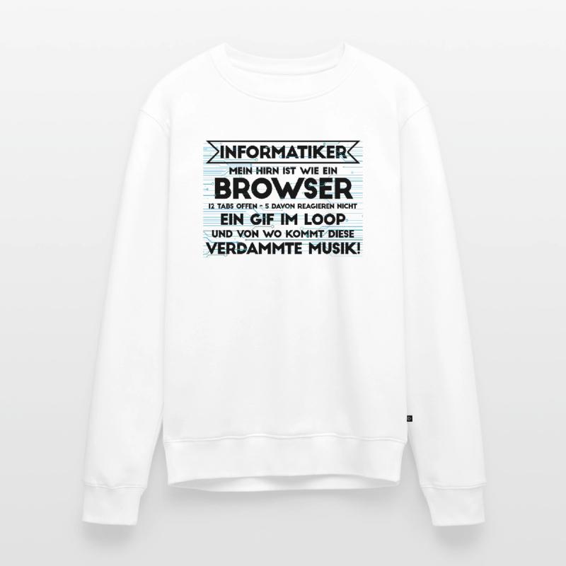 Informatiker Informatik Programmierer Nerd Geek Männer Premium Bio Pullover