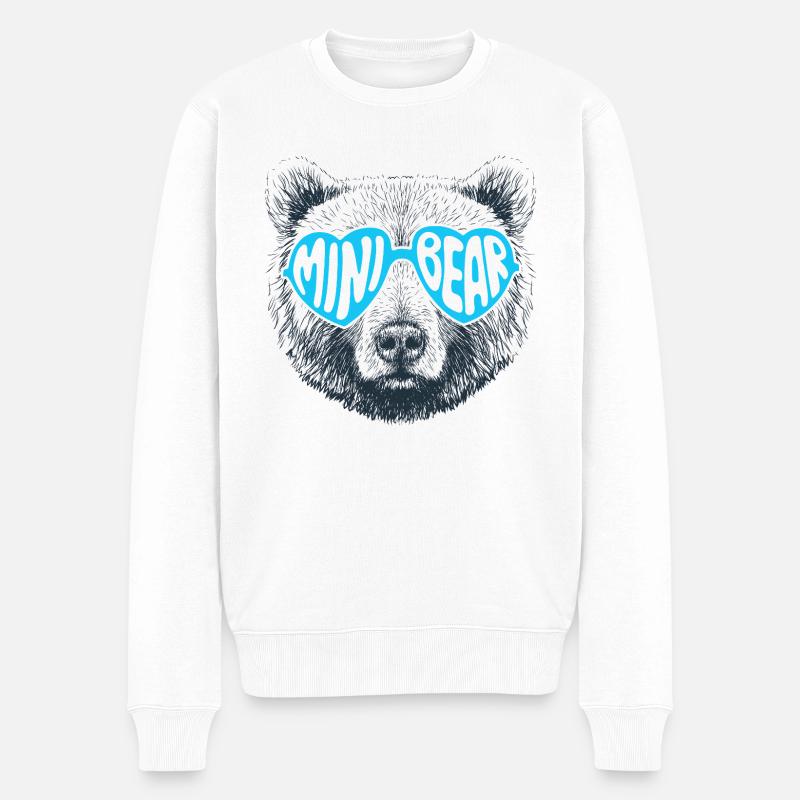 Petite Ourse - Pull Premium bio Homme - blanc