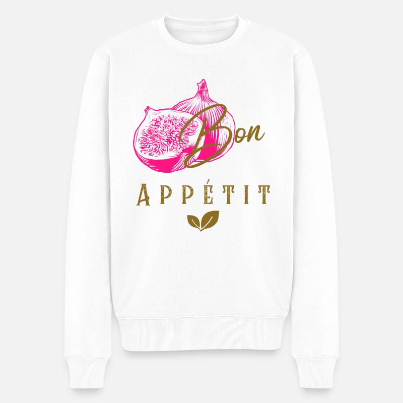 Bon Appetit - Pull Premium bio Homme - blanc