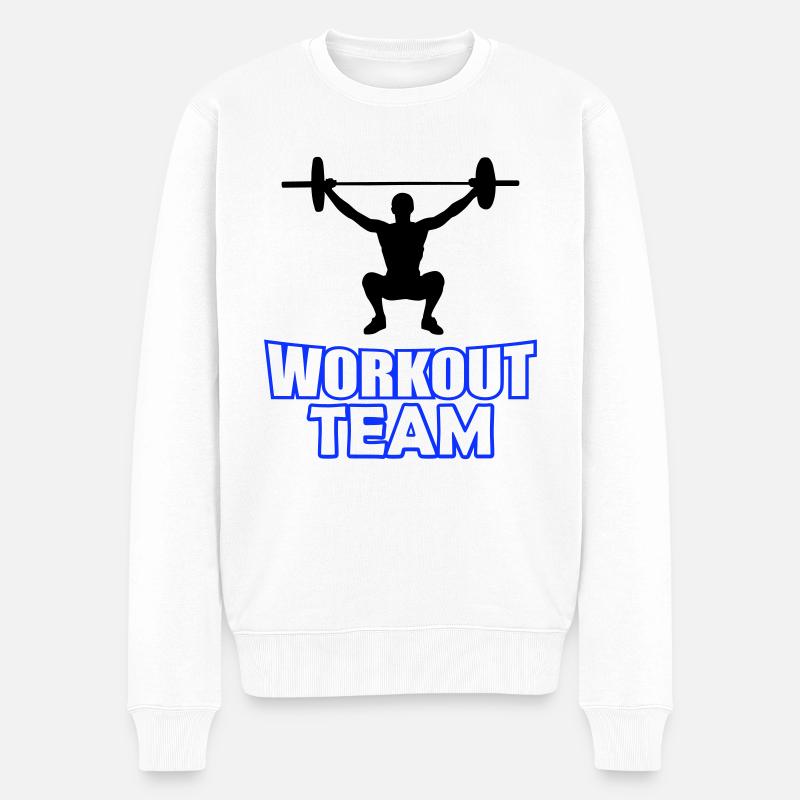 Équipe d’entraînement - Pull Premium bio Homme - blanc