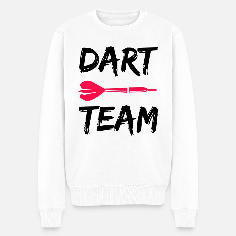 Équipe de fléchettes - Pull Premium bio Homme - blanc