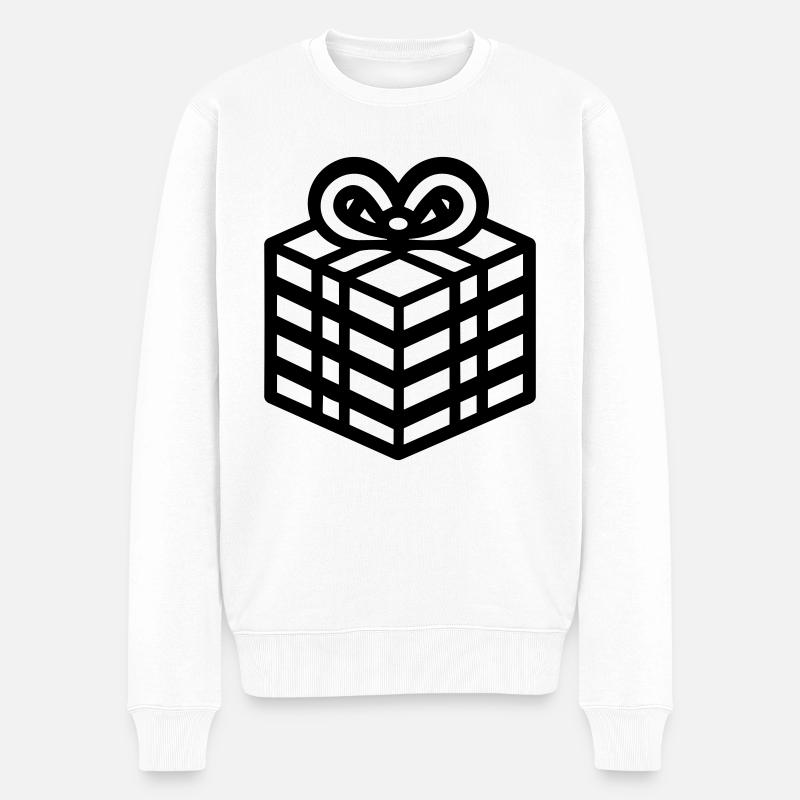 Petite boite cadeau - Pull Premium bio Homme - blanc