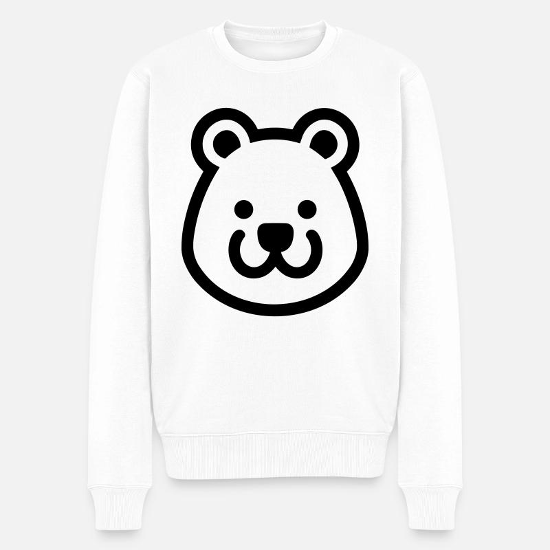 Chien - Pull Premium bio Homme - blanc