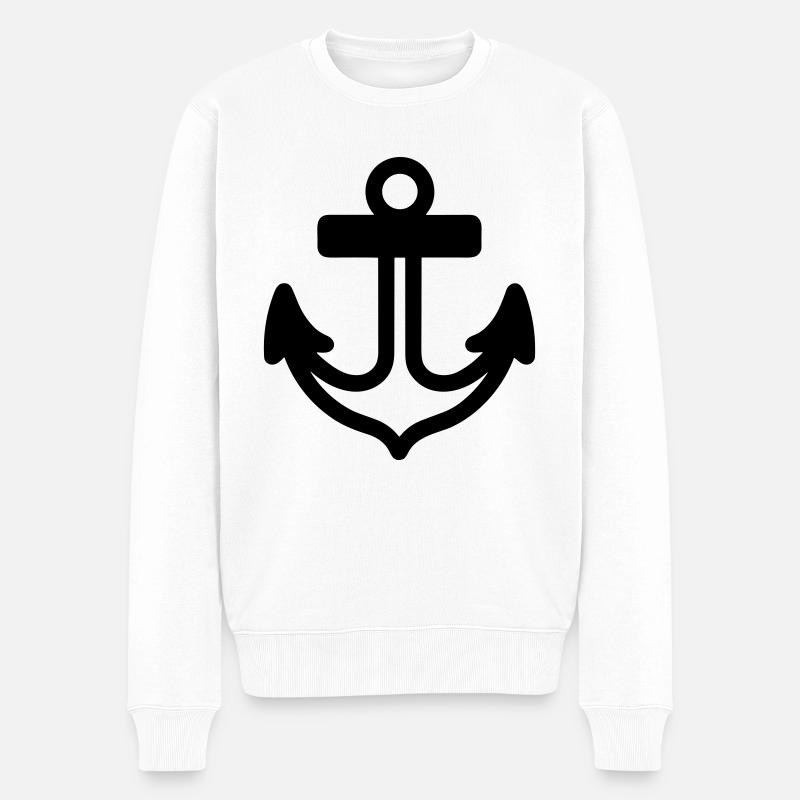 Ancre - Pull Premium bio Homme - blanc