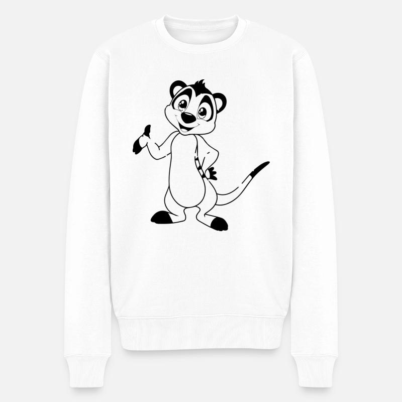 Suricate - Pull Premium bio Homme - blanc