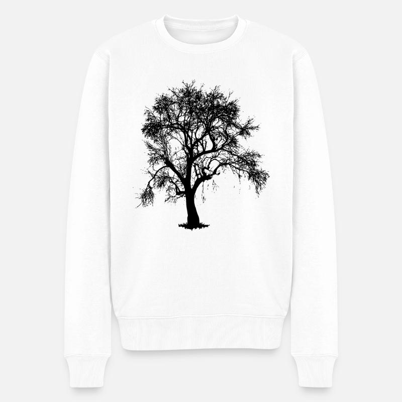 Arbre - Pull Premium bio Homme - blanc