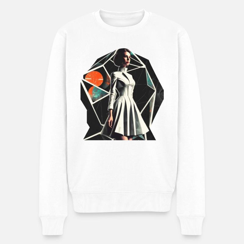 redbubble Retro Flash No22 - Männer Premium Bio Pullover - Weiß
