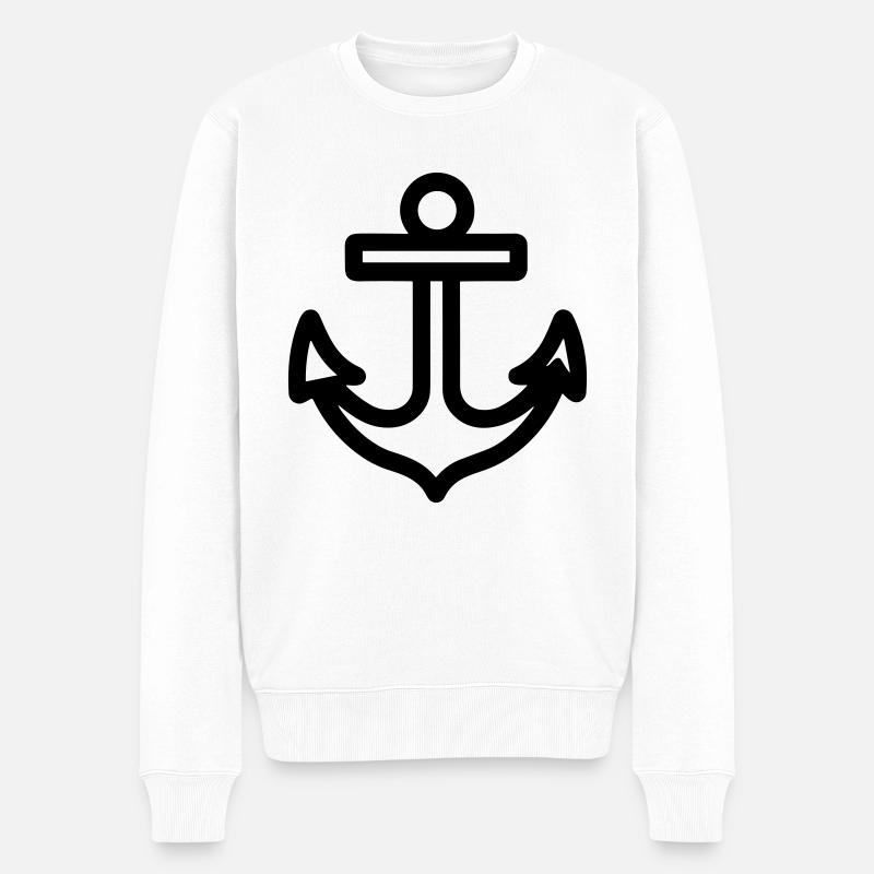 Ancre - Pull Premium bio Homme - blanc