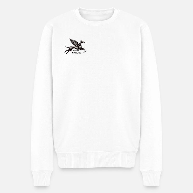 Mejor Amigo Nr1 - Männer Premium Bio Pullover - Weiß