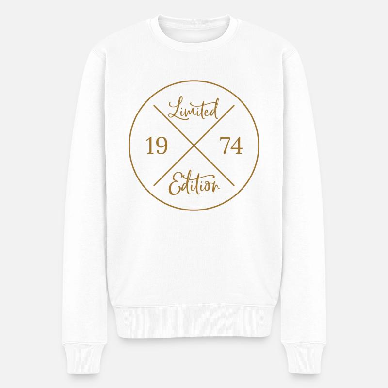 Edition limitée 1974 - Pull Premium bio Homme - blanc