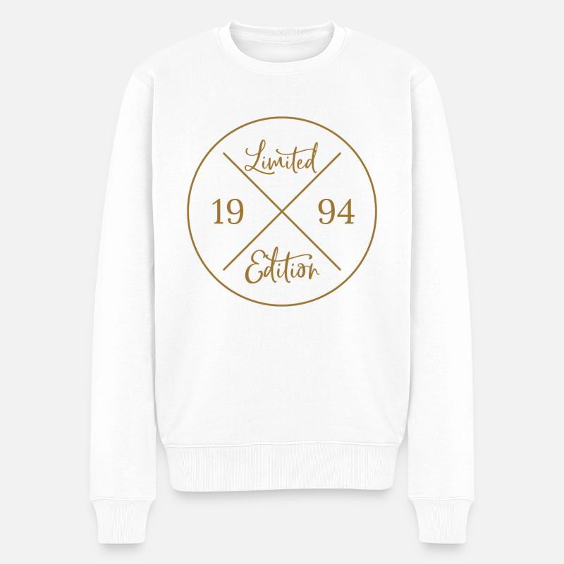 Limited Edition 1994 - Männer Premium Bio Pullover - Weiß