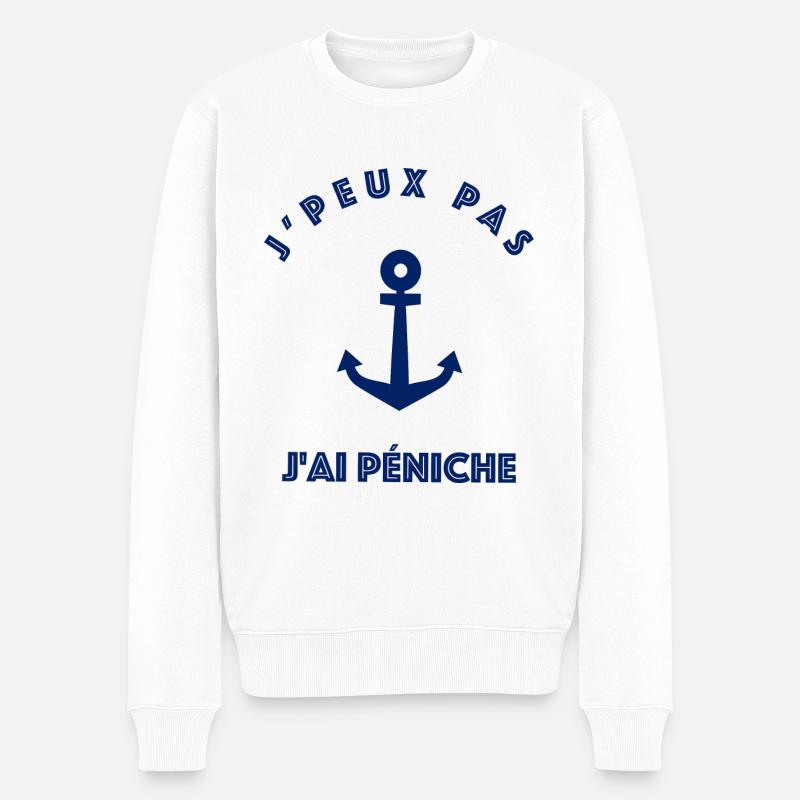 J'peux pas j'ai péniche - Pull Premium bio Homme - blanc