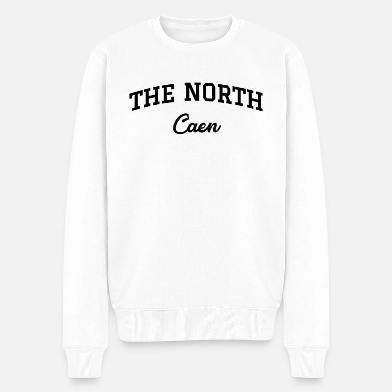 THE NORTH Caen - Pull Premium bio Homme - blanc