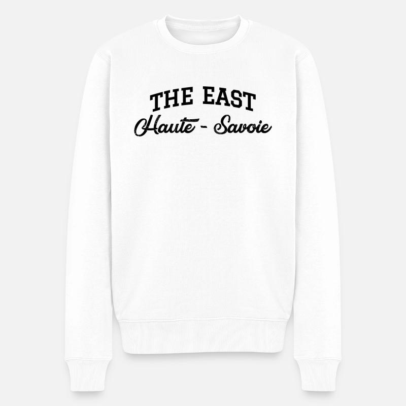 DER OSTEN Haute-Savoie - Männer Premium Bio Pullover - Weiß