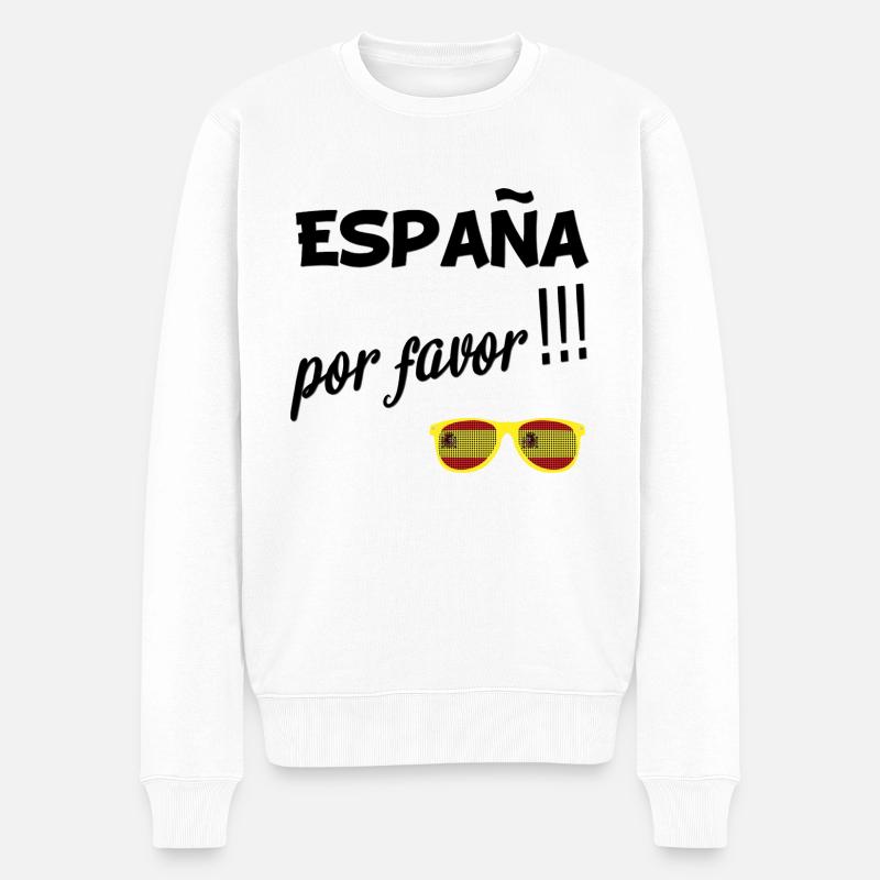 Espagne s'il vous plaît ! - Pull Premium bio Homme - blanc