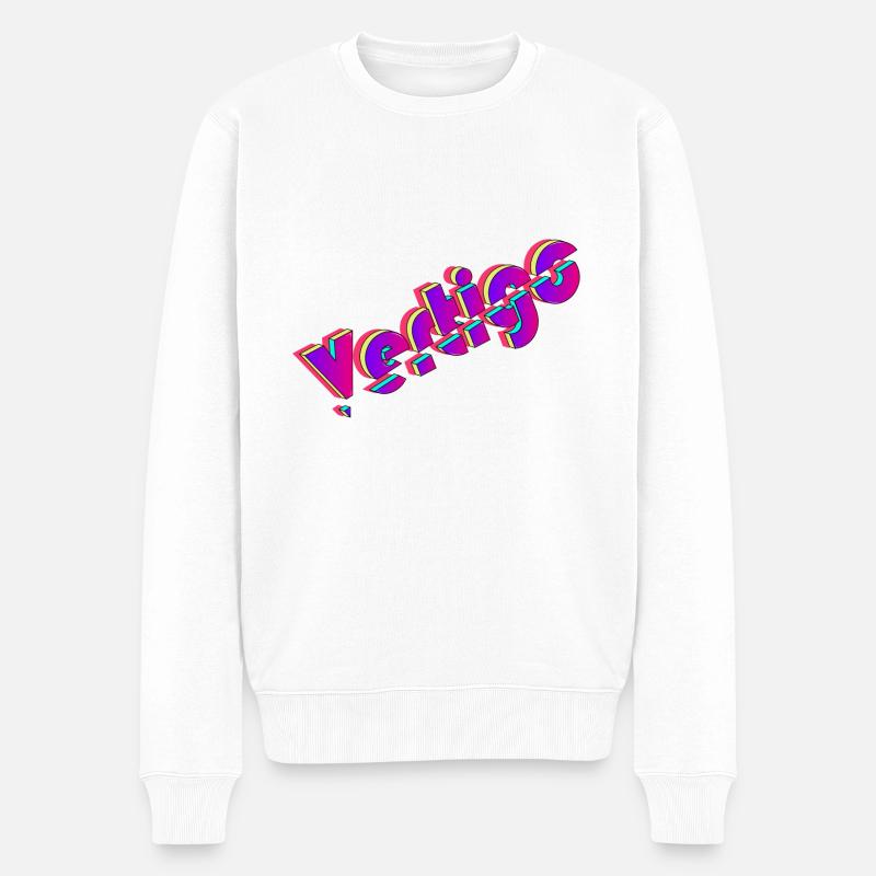 vertige - Pull Premium bio Homme - blanc