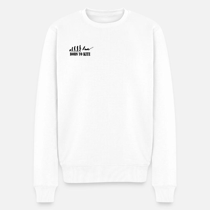 Kiteboard,Kiteboarder,Kiteboarding,Mer,Conseil - Pull Premium bio Homme - blanc