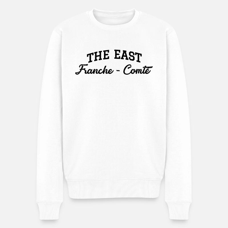 THE EAST Franche-Comté - Pull Premium bio Homme - blanc