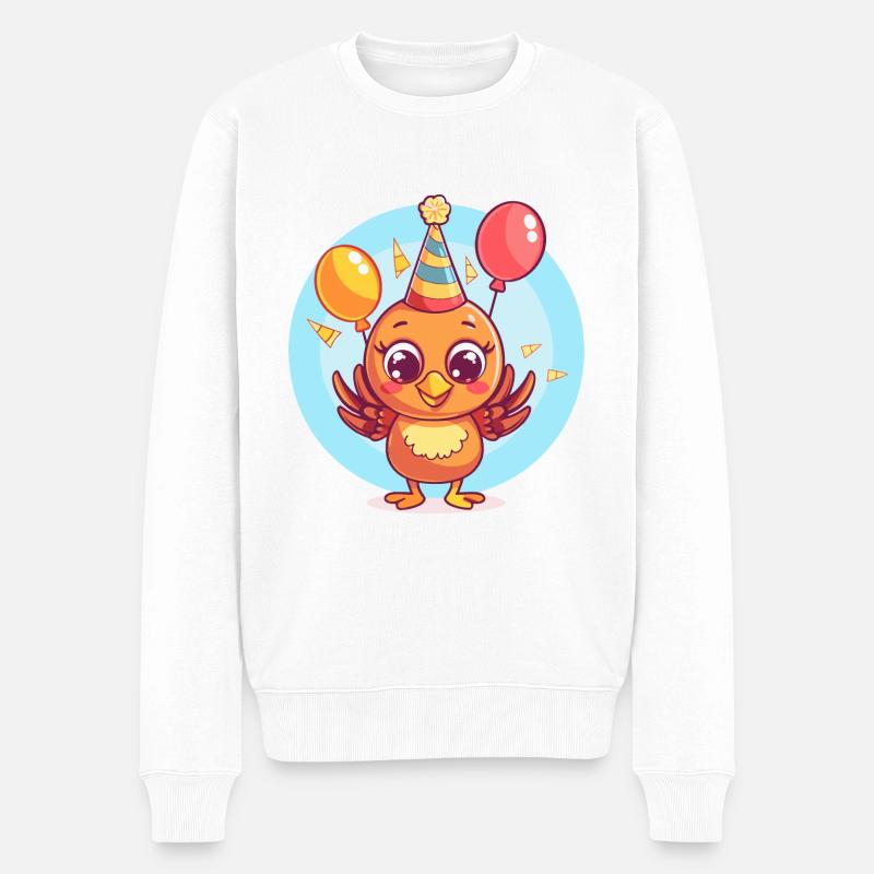 Truthan Geburtstag Baby - Männer Premium Bio Pullover - Weiß