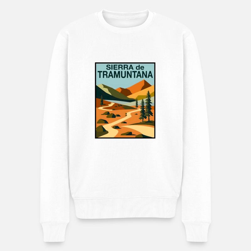 Sierra de Tramuntana - Pull Premium bio Homme - blanc