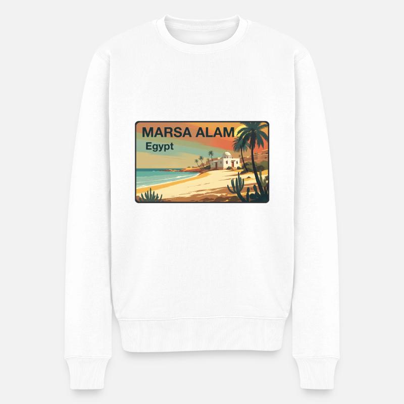 Marsa Alam - Pull Premium bio Homme - blanc