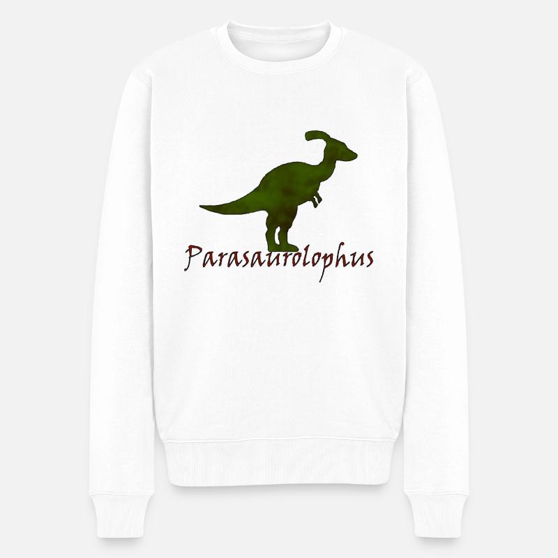 Parasaurolophus - Pull Premium bio Homme - blanc