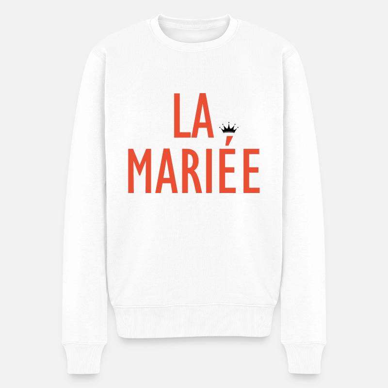 La Mariée - Pull Premium bio Homme - blanc
