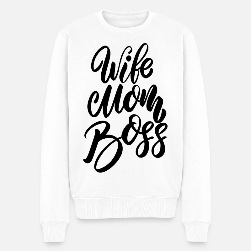 Épouse Maman Chef - Pull Premium bio Homme - blanc