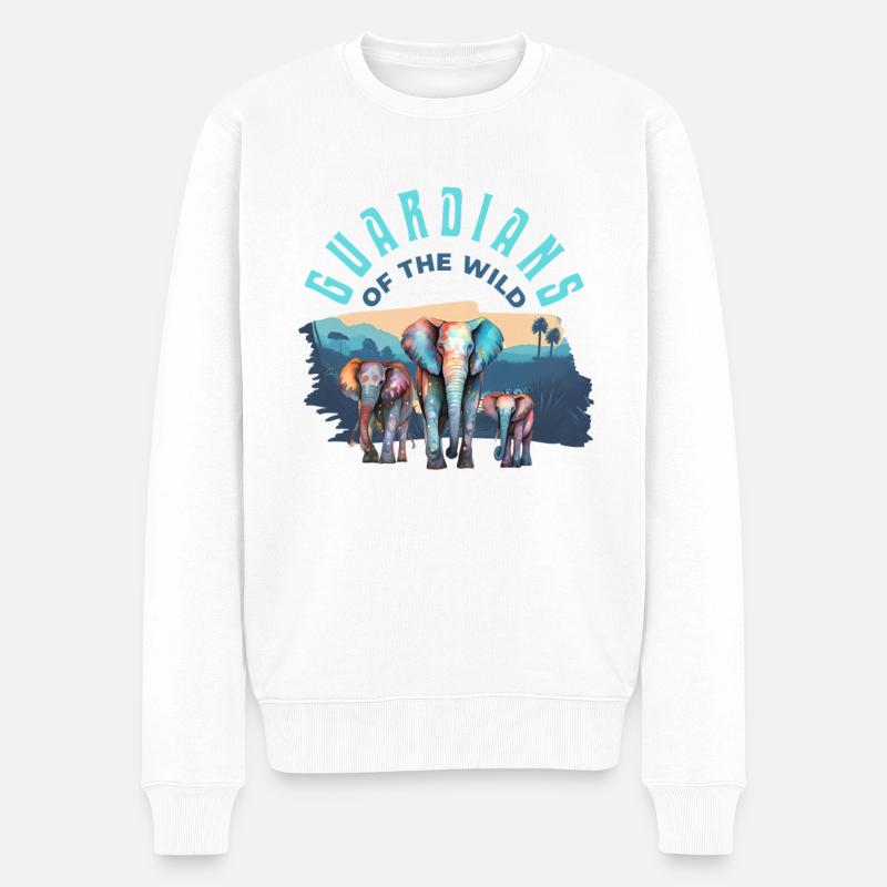 Gardiens de la nature - Pull Premium bio Homme - blanc