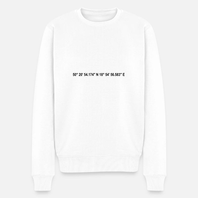 Coordonnées Bytom - Pull Premium bio Homme - blanc