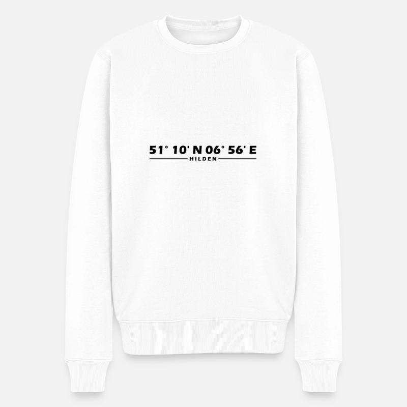 Coordonnées Hilden - Pull Premium bio Homme - blanc